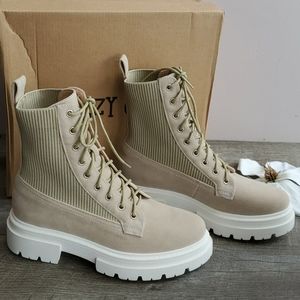 NEW Cozzy Girl lug sole combat boots
